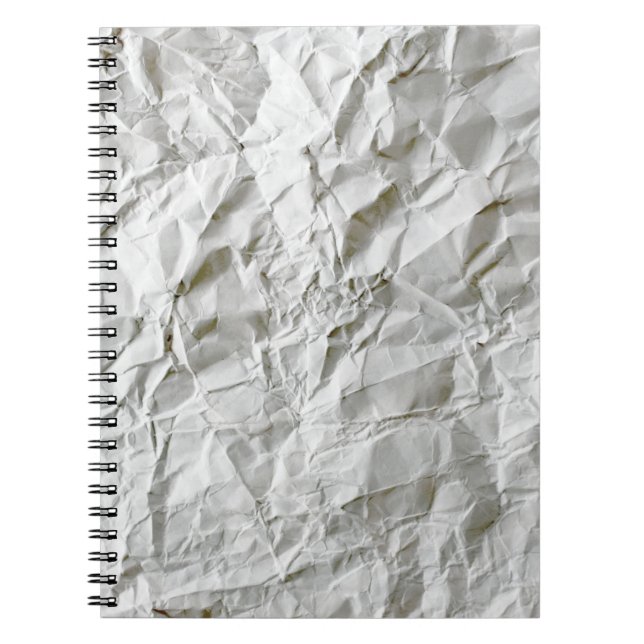 Funny wrinkled paper notebook (Front)