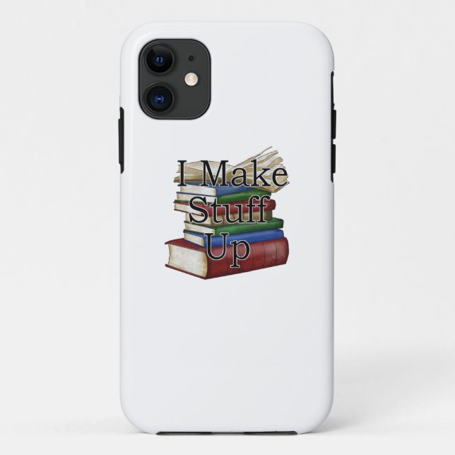 Funny Writer Author Writing I Write Books Case-Mate iPhone Case (Back)