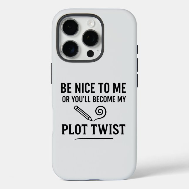 Funny Writer Quote Gift for Authors & Book Lovers Case-Mate iPhone Case (Back)