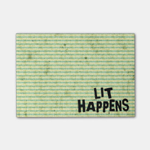 Funny Writer Reader Lit Happens Post-it Notes