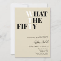 Funny WTF Adult 50th Birthday