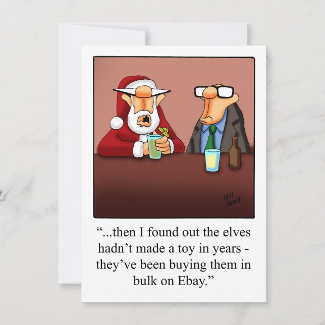 Funny X-mas Party Invitations (Front)