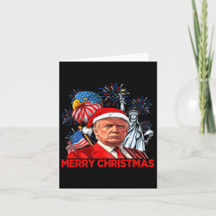 Funny Xmas Donald Trump Merry Christmas Funny 4th  Card