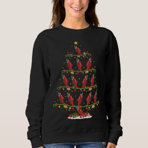 Funny Xmas Lighting Santa Red Salmon Fish Christma Sweatshirt