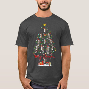 Funny Xmas Matching Santa Italian Greyhound Christ T-Shirt