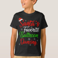 Funny Xmas Santa's Favourite Ballroom Dancing Chri