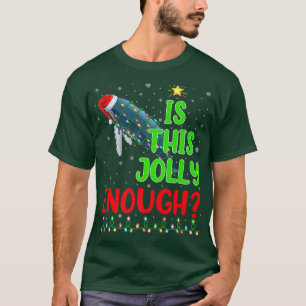 Funny Xmas Tree Is This Jolly Enough Blue Whale Ch T-Shirt