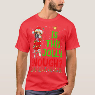 Funny Xmas Tree Is This Jolly Enough Boer Christma T-Shirt