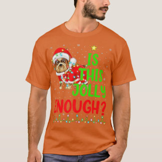 Funny Xmas Tree Is This Jolly Enough Bulldog Chris T-Shirt