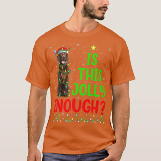 Funny Xmas Tree Is This Jolly Enough Irish Setter  T-Shirt
