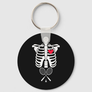 Funny Xray Halloween Costume Rib Cage Skeleton Bad Key Ring