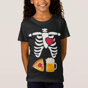 Funny Xray Halloween Soon Dad Skeleton Pregnancy P T-Shirt