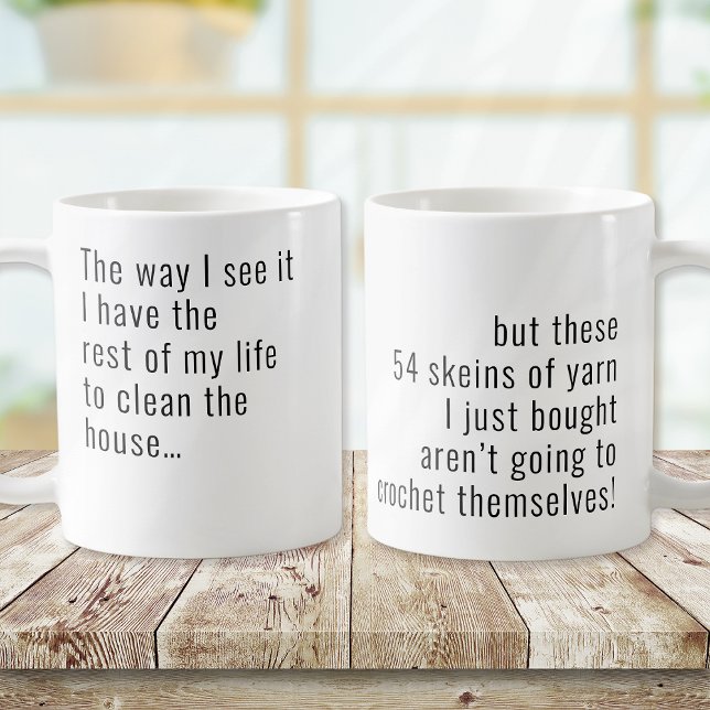 Funny Yarn Crochet  Coffee Mug (Creator Uploaded)