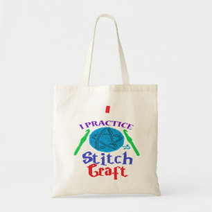 Funny yarn tote bag