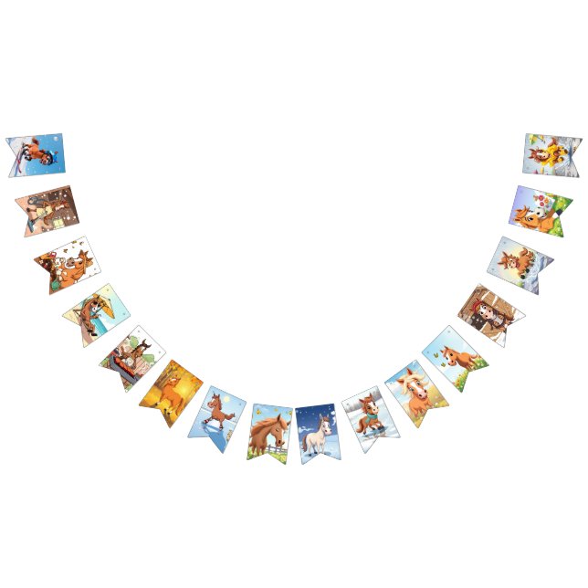 Funny Year of the Horse 2026 Bunting (All)