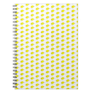 Funny Yellow Birds Doodle Notebook