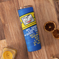 Funny Yellow Portable Father's Day Greeting Card