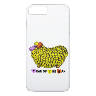 Funny Yellow Ram Chinese Year Zodiac iPhone Case-Mate iPhone Case