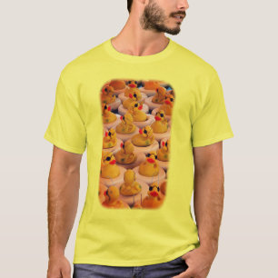 Funny Yellow Rubber Ducks  T-Shirt