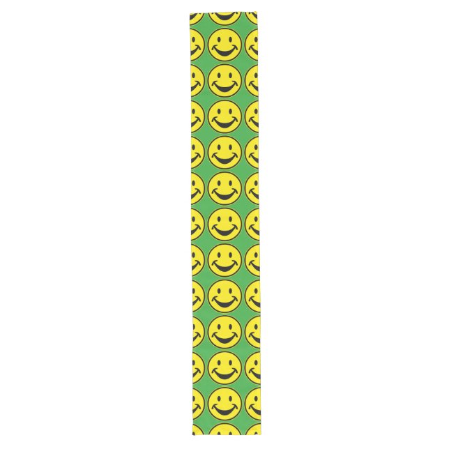 Funny yellow + your backg. & ideas long table runner (Front)