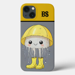 Funny Yellyfish in Rain Boots – Beach Humour iPhone 13 Case
