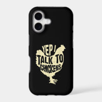 Funny Yep I Talk To Chickens Gift Cool Animal Whis