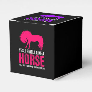 Funny Yes I Smell Like A Horse Favour Box