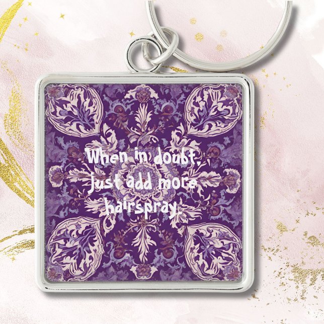 Funny yet Elegant Christmas Gifts for Hairdressers Key Ring (Funny yet Elegant Christmas Gifts for Hairdressers)