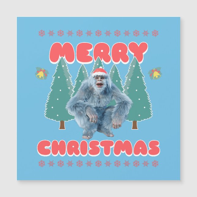 Funny Yeti - Merry Christmas (Front)