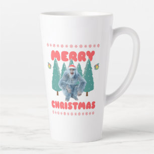 Funny Yeti - Merry Christmas Latte Mug