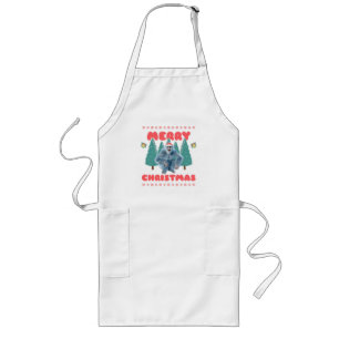 Funny Yeti - Merry Christmas Long Apron
