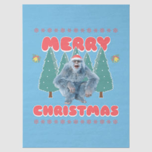 Funny Yeti - Merry Christmas Tissue Paper