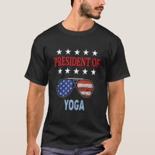 Funny Yoga Accessories  Usa Flag Yoga Saying T-Shirt