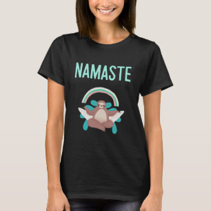 Funny Yoga and Sloth Namaste T-Shirt