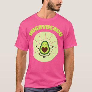 Funny Yoga Avocado Meditation Fun Lovers T-Shirt