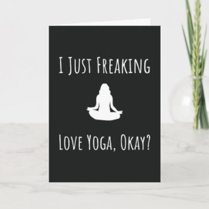 Funny Yoga Cards Exercise Humour