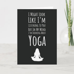 Funny Yoga Cards Humour Joke
