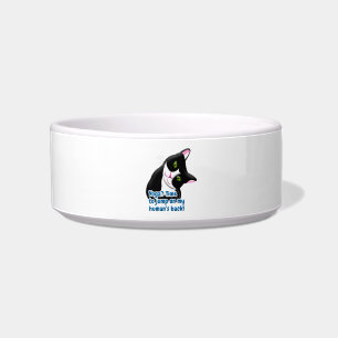Funny Yoga Cat Bowl
