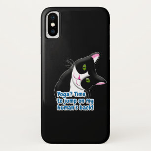 Funny Yoga Cat Case-Mate iPhone Case