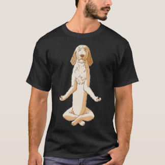 Funny Yoga Dog Spinone Italiano  T-Shirt