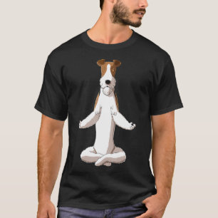 Funny Yoga Dog Wire Fo Terrier T-Shirt