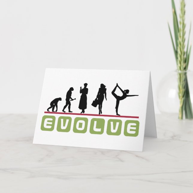 Funny Yoga Gift Card (Front)