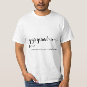 Funny Yoga Grandma definition T-Shirt