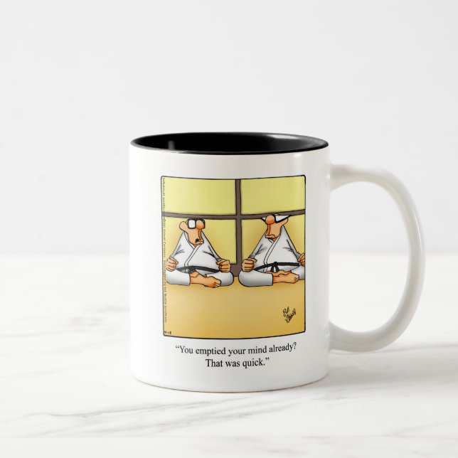Funny Yoga Humour Mug gift (Right)