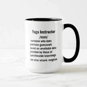 Funny Yoga Instructor Definition gifts Mug