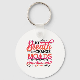 Funny Yoga Meditation Breathwork _6 Key Ring