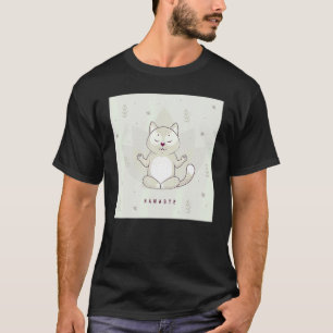 Funny Yoga pose meditation racoon namaste lotus m T-Shirt