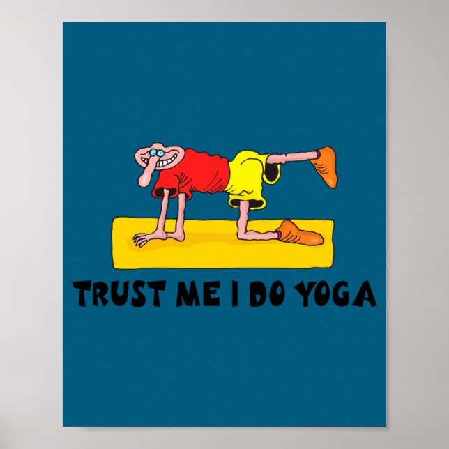 Funny Yoga  Poster (Front)