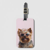 Funny Yorkshire Terrier With Sunglasses