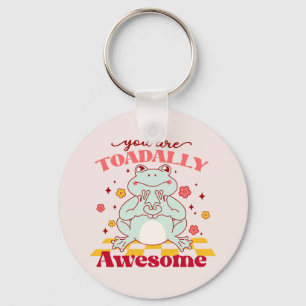 Funny You Are Awesome Pun Key Ring